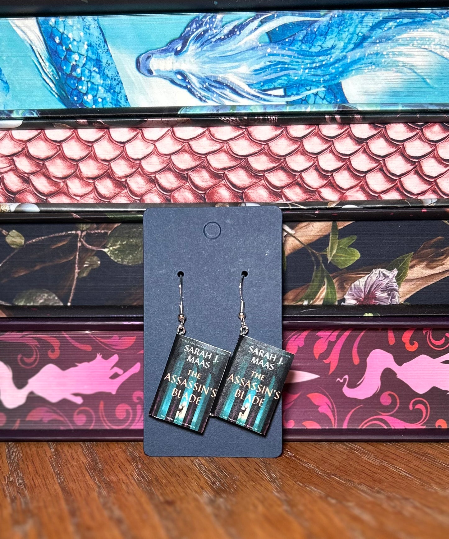 Book Earrings - The Assassin's Blade