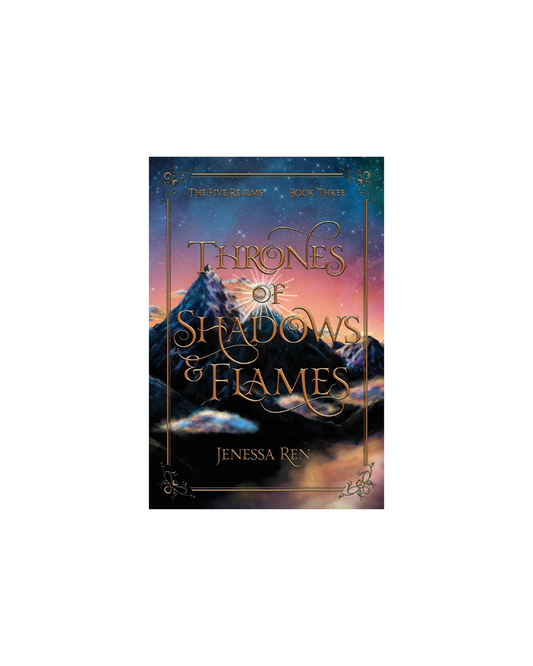 Thrones Of Shadows And Flames Signed Paperback