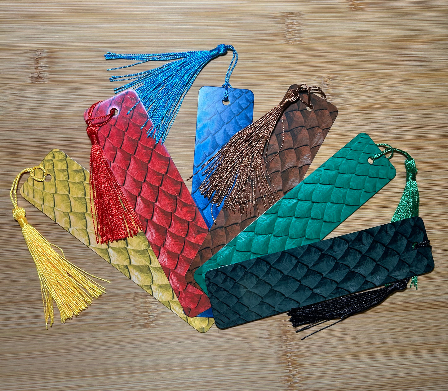 Dragon Bookmark set of 6