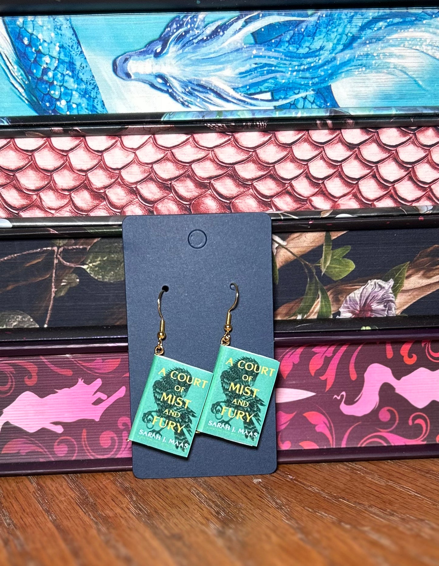 Book Earrings - A Court of Mist and Fury